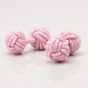 Pink Knot Cufflinks