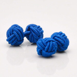 Royal Blue Knot Cufflinks