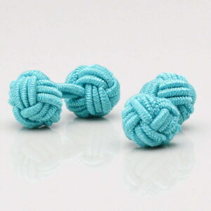 Turquoise Blue Knot Cufflinks