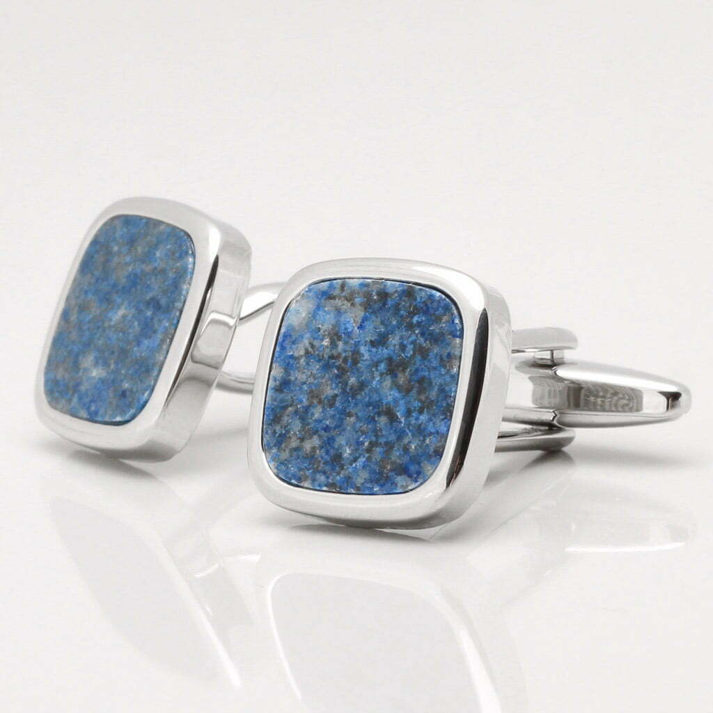 Lapis Lazuli Cufflinks by Badger & Brown. The Cufflink SpecialistsBadger and Brown Cufflink