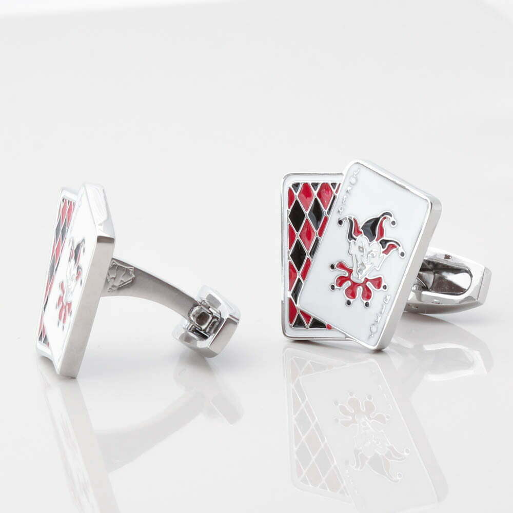 Cuff Links Joker Card Cufflinks Cuff Links Tie Clips