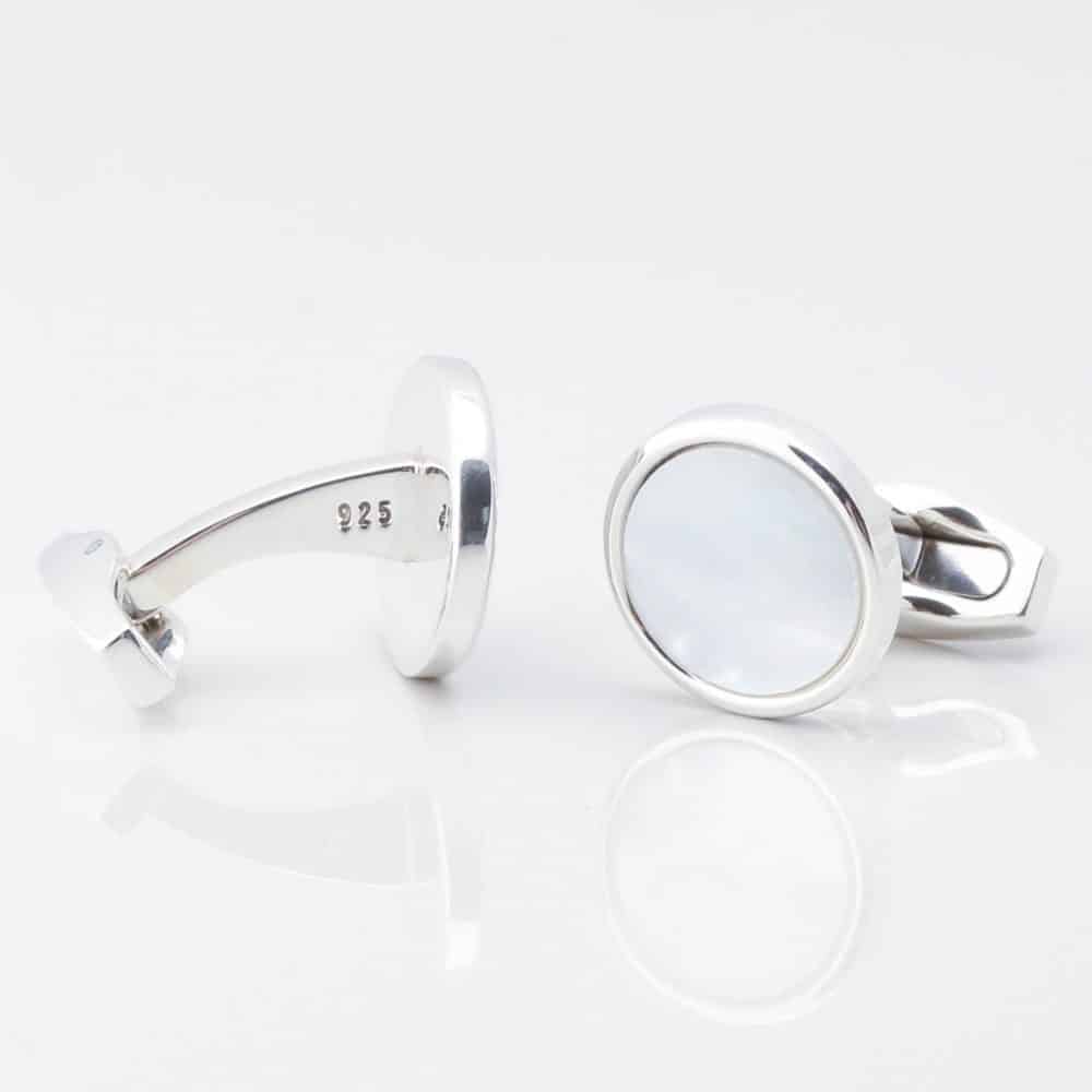 Sterling Silver Mother of Pearl Cufflinks Gallery